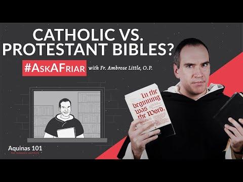 Why are Catholic Bibles 'bigger' than Protestant Bibles? #AskAFriar